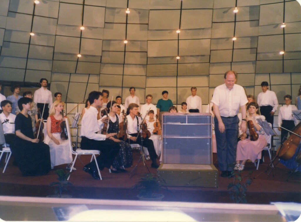 Choir of the West performing in China Choir of the West performing in China