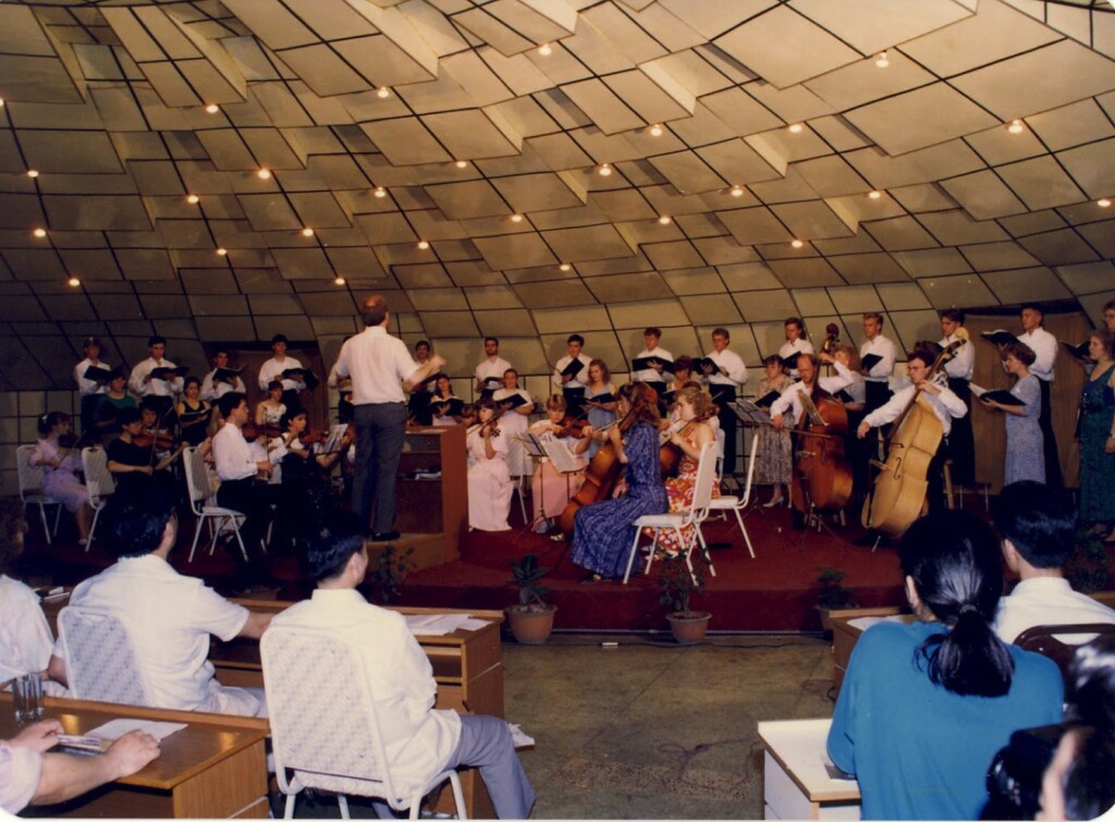 Choir of the West performing in China Choir of the West performing in China