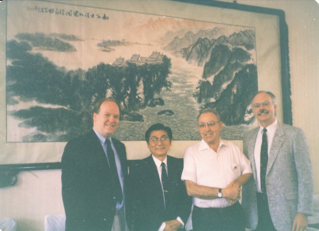 Richard Sparks and others in China Richard Sparks and others in China