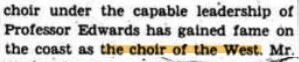 "The Choir of the West" in print for the first time - Mooring Mast 1929-06-04 "The Choir of the West" in print for the first time - Mooring Mast 1929-06-04