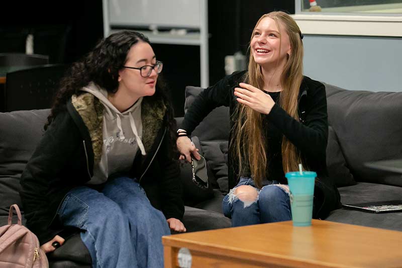 Specifically designed for first-year students, PLUS 100 affirms students’ past experiences and assists individuals with navigating the complex transition to Pacific Lutheran University, Tuesday, Dec. 5, 2023, at PLU. The course was designed to identify and overcome unforeseen barriers in adjusting to college academic and social life. Course topics include increasing hope, understanding vocation, appreciating liberal arts, developing metacognition, maximizing campus resources, creating an academic plan, and learning professional communication skills. (PLU Photo / Emma Stafki).
