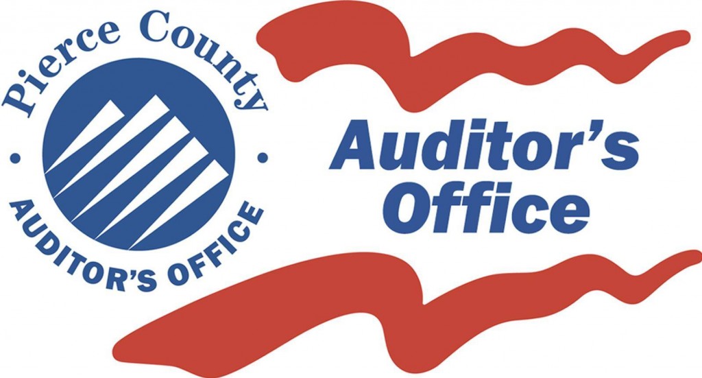 Logo graphic reading "Pierce County Auditor's Office"
