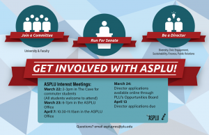 Learn about ways that you can get involved with ASPLU.