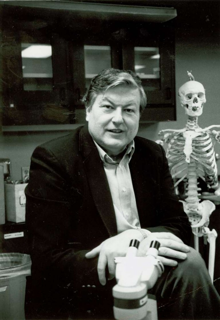Dr. Jerrold Lerum in the Bio Lab. Dr. Jerrold Lerum in the Bio Lab.