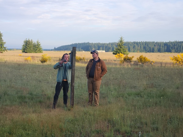 Toby Hartson and Michael ( JBLM intern)