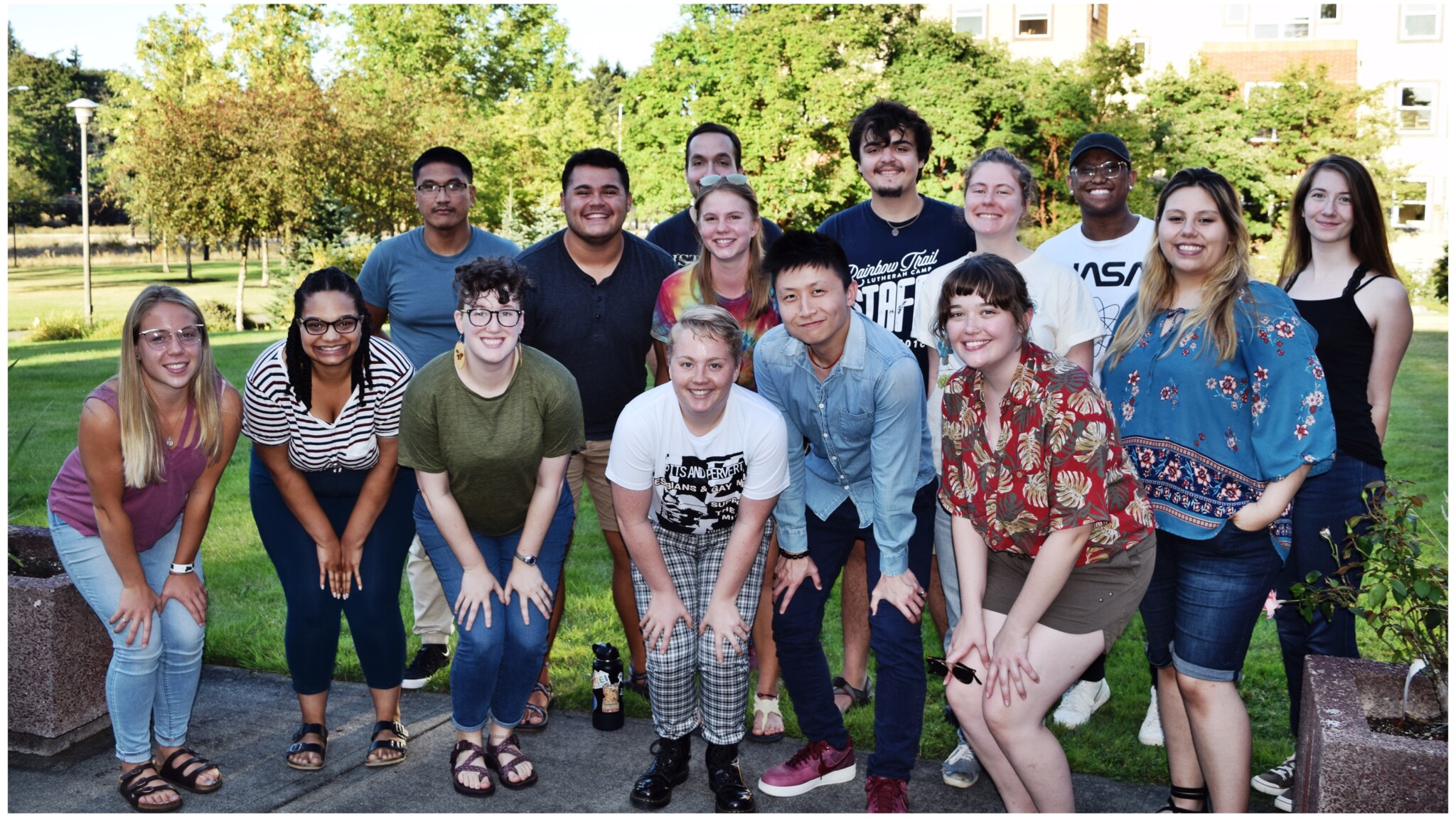 Group photo of students and professional staff