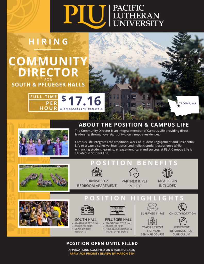 PLU CD Search Infographic Community Director Infographic (visually organizes content that is available in text on this webpage)