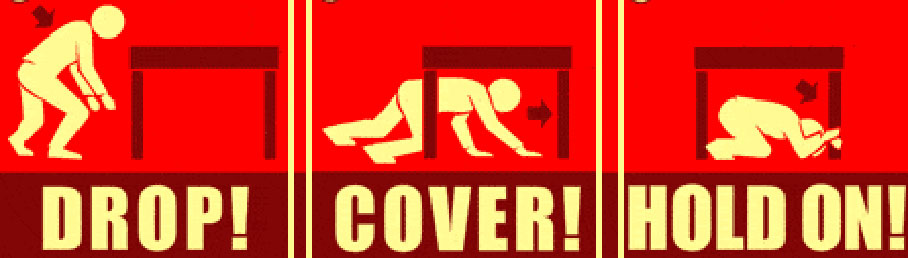 drop cover hold on banner