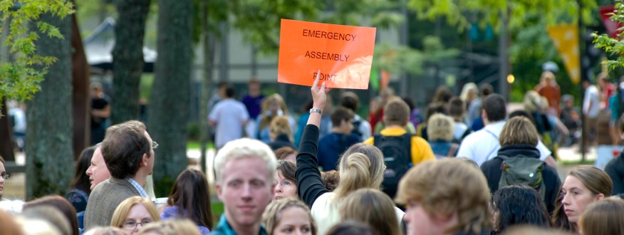 Emergency assembly point