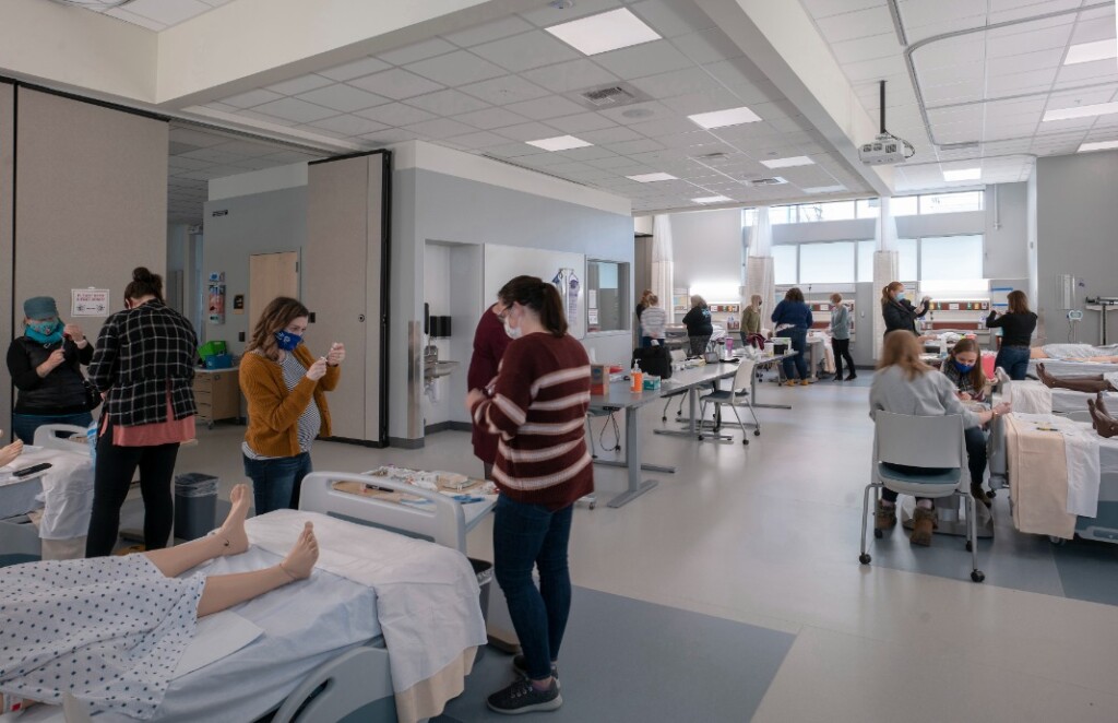 new lab ESA Lab with nurses