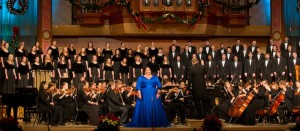 PLU Christmas featuring Angela Meade with the Choir of the West, the University Chorale and the University Orchestra at PLU on Friday, Dec. 11, 2015. (Photo: John Froschauer/PLU)