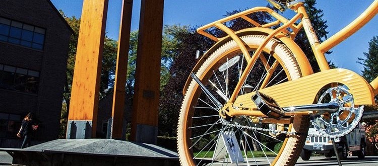 Bicycle outside of AUC