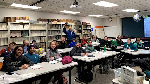 ENVT 350 Spring 2020 class with Watershed Activist and longtime ENVT 350 supporter Al Schmauder.