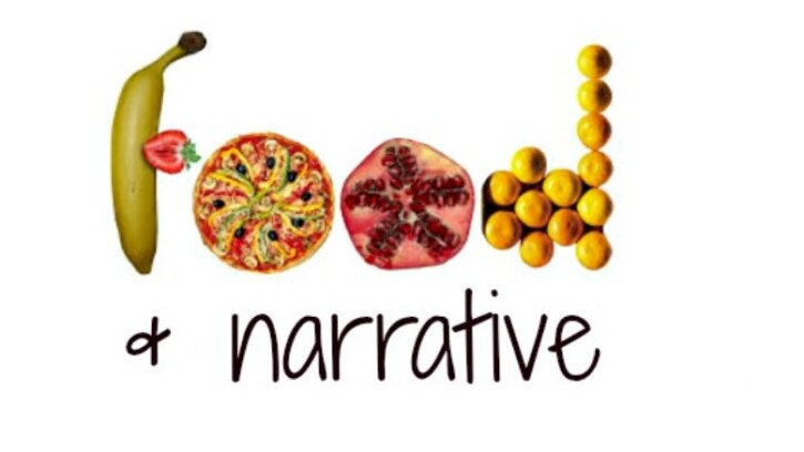 food & narrative, food is spelled out with food