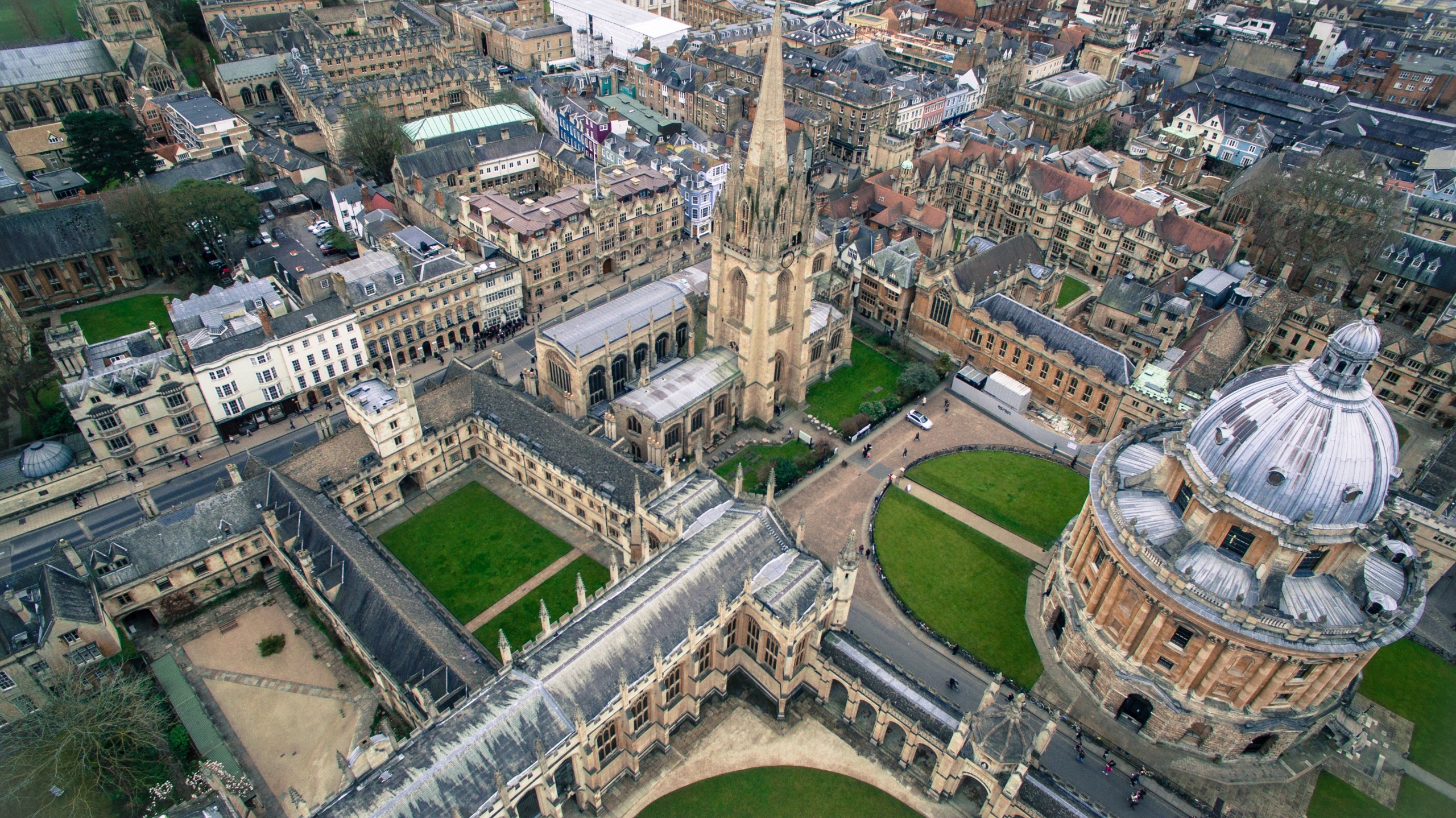 Oxford aerial view
