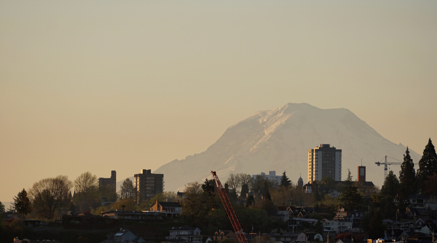 View of Mt. Rainier from Tacoma