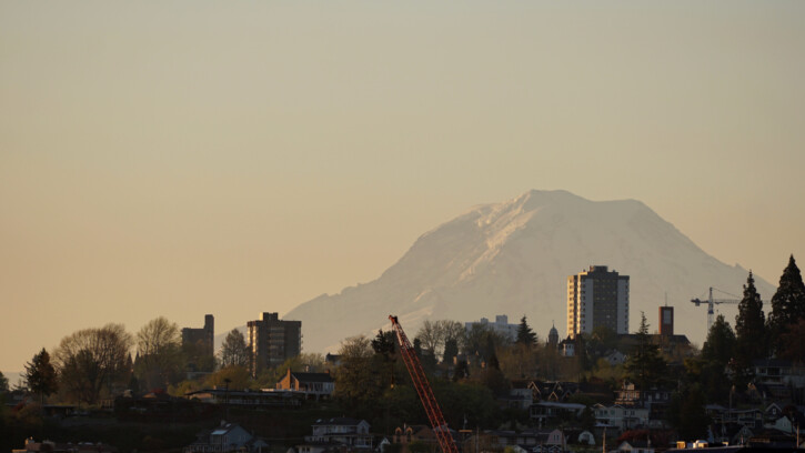 View of Mt. Rainier from Tacoma