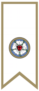 The Luther Rose - Also known as the Luther Seal, this is the most recognized symbol of Lutheranism around the world. Martin Luther personally designed this coat of arms and used it from 1520 until his death in 1546. The banner precedes the University Pastors and symbolizes the University’s Lutheran affiliation.