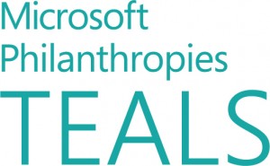 Microsoft Philanthropies TEAL logo