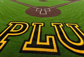 New artificial turf baseball field at PLU on Wednesday, Oct. 10, 2012. (Photo/John Froschauer)