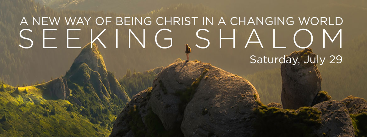promotional web banner for Seeking Shalom conference