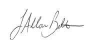 Allan Belton signature