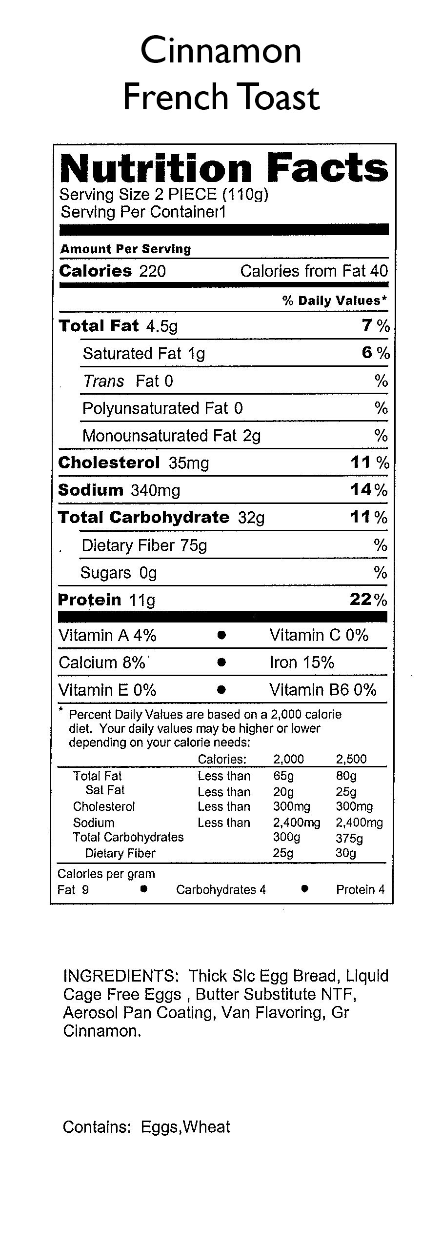 Nutrition Campus Restaurants Plu regarding nutrition facts heavy cream pertaining to Household