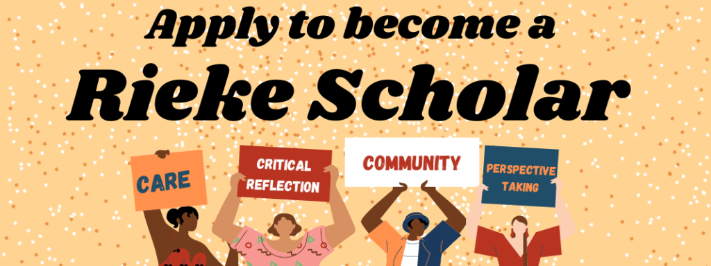 Rieke Scholar banner Rieke Scholar banner