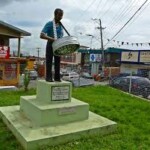 pan statue in trinidad