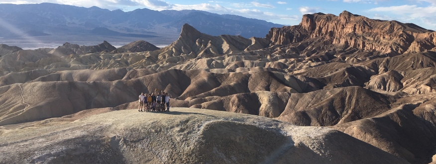 Geos students at Zabriskie Point