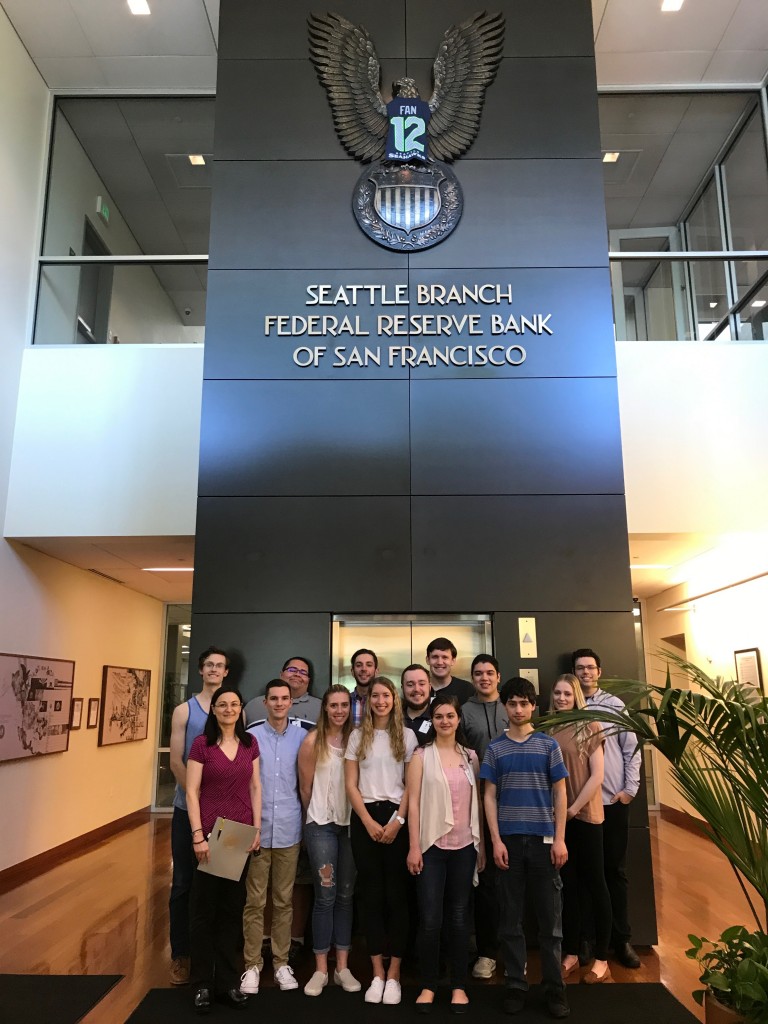 group picture at the Seattle branch of the Federal Reserve Bank of San Francisio