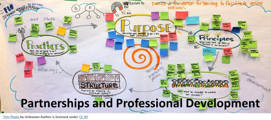 Partnerships and Professional Development banner