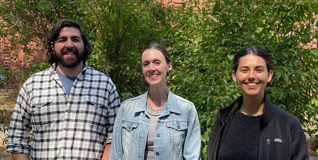 English new visiting faculty CROPPED version Ali Mctar, Miranda Morgan, Bella Bravo