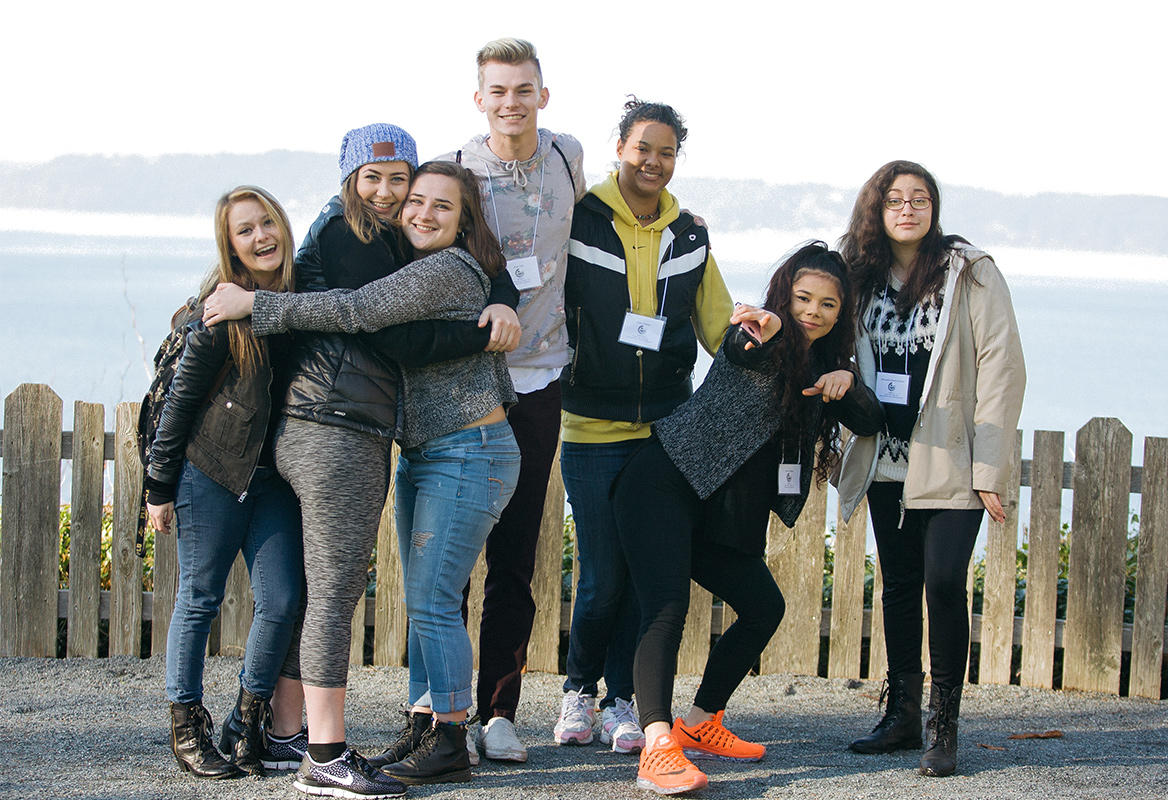 group photo of students attending Explore 2016