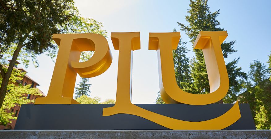 PLU Logo Monument