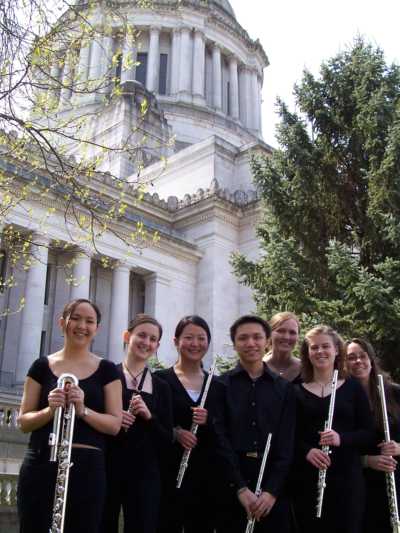Flute Students at Capitol