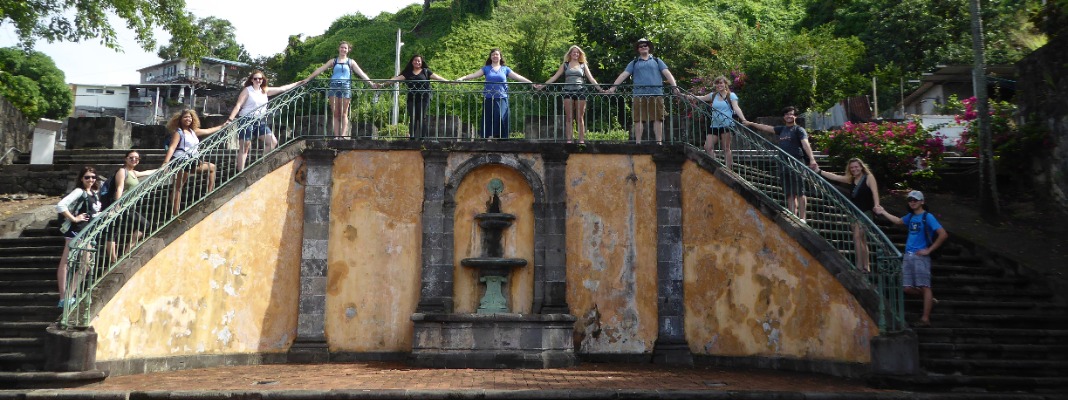 2018 Martinique study away students