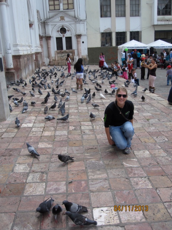 brittanypeterson brittany peterson on street with pigeons