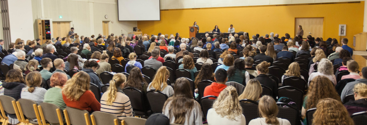 Powell Heller Holocaust Conference at PLU, Thursday, Oct. 25, 2018. (Photo/John Froschauer)