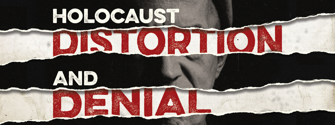 Holocaust Distortion and Denial PAGE BANNER