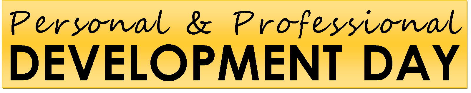 Personal & Professional Development Day