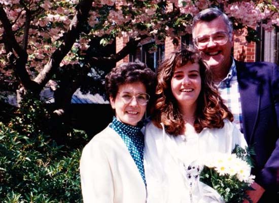 Heather Koller and her parents, Carol and Brant Koller