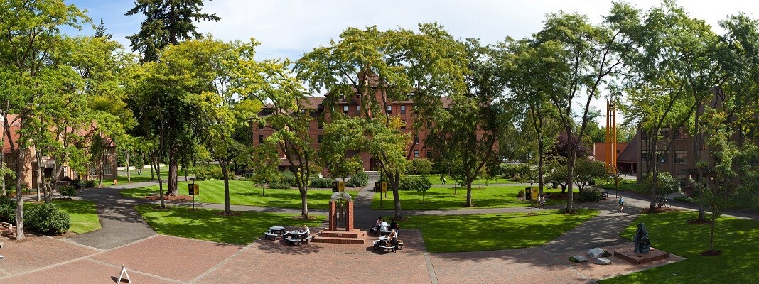 Red Square on the PLU campus