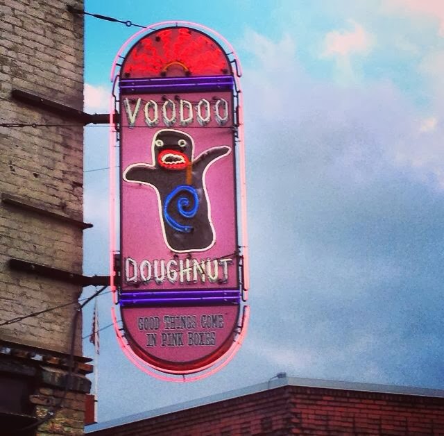 voodoo doughnut shop sign