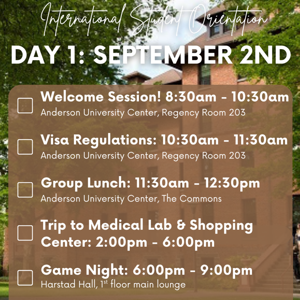 ISO Schedule, Sept. 2nd