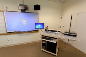 Mary Baker Russell Center 116  upgraded with Smart Board technology