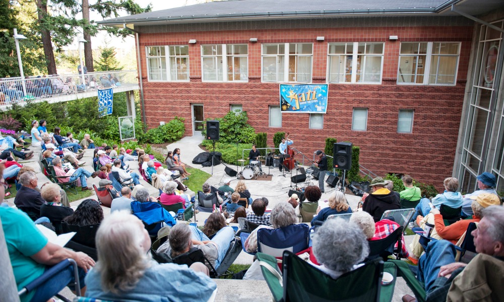 15th Annual Jazz under the Stars from July 11 to August 15, 2013 in the Mary Baker Russell Amphitheater (Photo/ John Struzenberg '15)