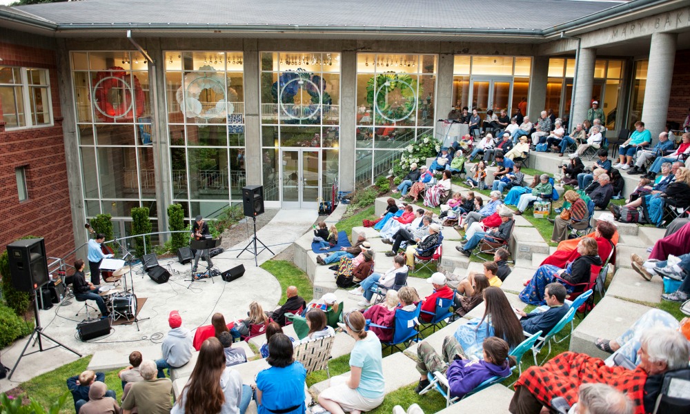 15th Annual Jazz under the Stars from July 11 to August 15, 2013 in the Mary Baker Russell Amphitheater (Photo/ John Struzenberg '15)