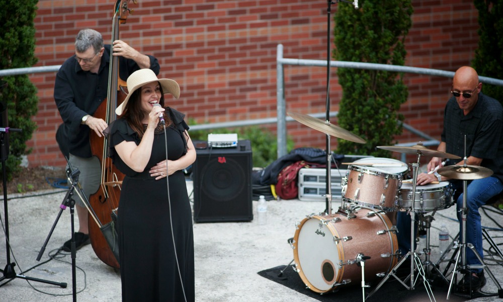 15th Annual Jazz under the Stars from July 11 to August 15, 2013 in the Mary Baker Russell Amphitheater (Photo/ John Struzenberg '15)