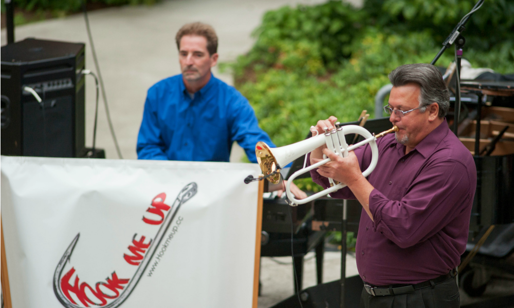 15th Annual Jazz under the Stars from July 11 to August 15, 2013 in the Mary Baker Russell Amphitheater (Photo/ John Struzenberg '15)